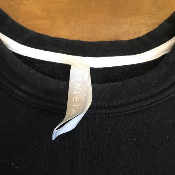 ATHLETA black and white striped top sweatshirt size small super stylish - Picture 7 of 9